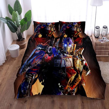 Bumblebee digital print sengetøj til børn, tre-delt sæt