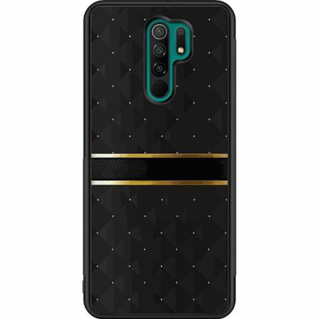 Xiaomi Redmi 9 Svart Skal Golden Stripes