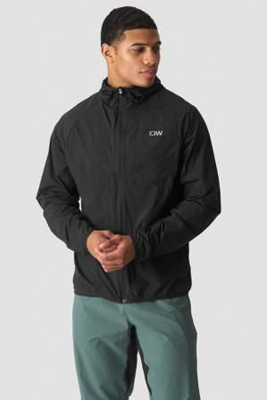 ICANIWILL - Essential Wind Jacket Black - Takit - Miehet - Treenivaatteet ICIW:ltä
