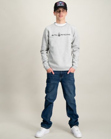 Sail Racing JR BOWMAN SWEATER Grå Genser Gutt - Kids Brand Store