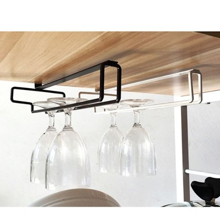 Single Rail Vinglas Stemware Rack Hållare