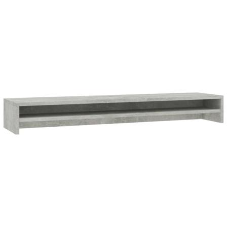 vidaXL Skärmställ betonggrå 100x24x13 cm konstruerat trä grå