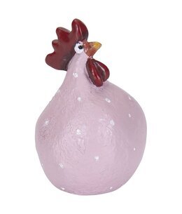 Dekoration höna 1-pack Rosa - 5,2 cm - Nääsgränsgården