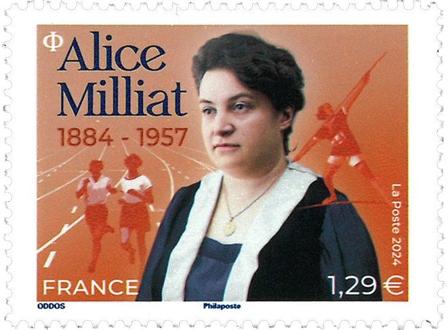 Frankrig - Alice Milliat - Postfrisk frimærke