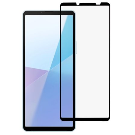 2-PAK SKALO Sony Xperia 10 VI 5G FULL-FIT Hærdet Glas Skærmbeskyttelse - Svart