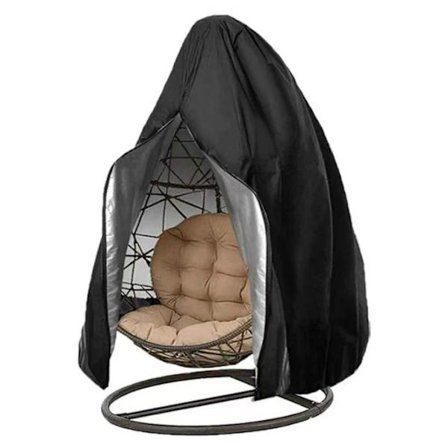 【xj】Hængende stoleovertræk til haven, vandtæt hængende stoleovertræk beskyttende overtræk vindbeskyttelse UV-beskyttelse støvbeskyttelse til æggestol 