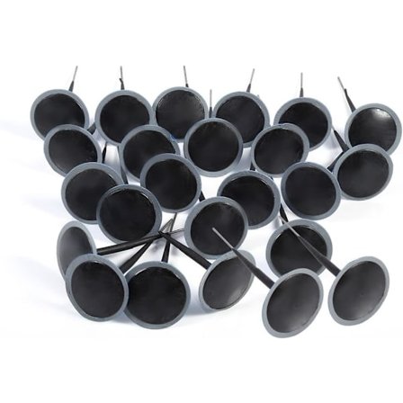 Soppreparasjon for dekk, 24 stk 6mm Soppspiker Dekkplugg Patch Gum Soppfyller Dekkreparasjon for Auto Voi