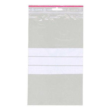 GRIPPIE Blixtlåspåse med skrivfält 150x250mm 1000/fp - Lyreco - Emballage och lagerutrustning - Bärkassar och Påsar - Blixtlåspåsar