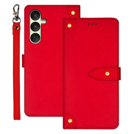 IDEWEI Suojakotelo Samsung Galaxy A35 5G:lle PU-nahkainen läppäkotelo korttipaikalla LGL