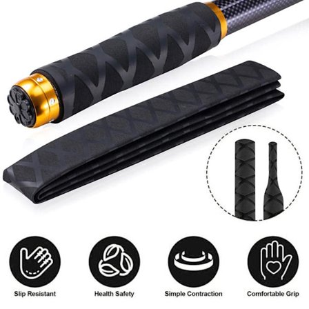 Sulkapallomailan otekahvan kutistemuoviputki ohjaustangon kääre pyöräilyyn, vedenkestävä [YJD]