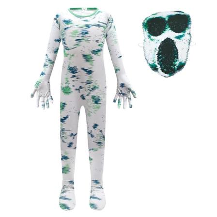 Spelkaraktär Dbbrs Cosplay Bodysuit För Barn Pojkar Anime Skräck Halloween Kostym Jumpsuit Canival Födelsedagsfest Kläder style 1 140
