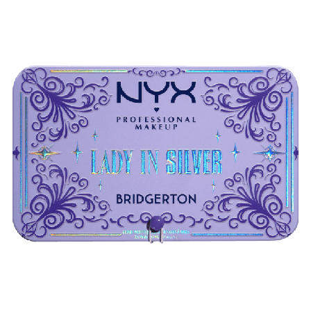 NYX Professional Makeup Bridgerton Royal Flush Palettes Lady In Silver Rouge & solpuder Unisex 1 ST