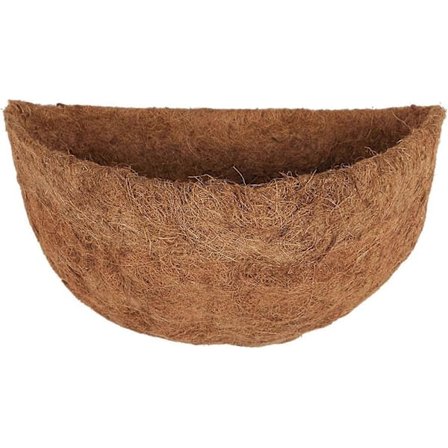 Rund Kokoskorg, Kokosfiberfoder för Planteringskärl, Naturlig Ersättning Kokosfiber Blomkruka, 10 tum