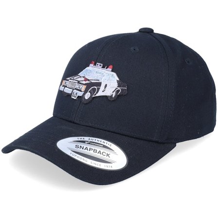 Kiddo Cap - Musta adjustable Lippis - Kids Old Police Car Black Adjustable @ Hatstore