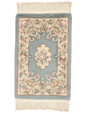 Tappeto Orientale Cinesi 90 Line 60X90 Beige/Marrone (Lana, Cina)