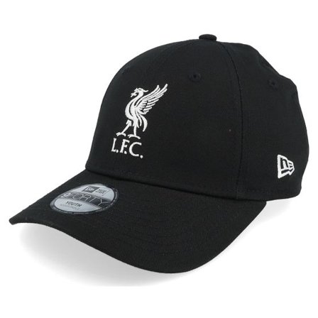 New Era - Svart adjustable Keps - Liverpool Core 9FORTY Ktd Black/White Adjustable @ Hatstore