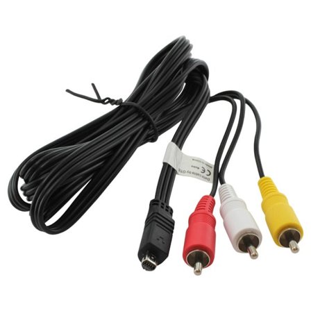 AV-kabel til Sony DCR-DVD101E / HDR-HC3 - 10-pin til RCA/S-Vide