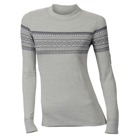 Aclima De Marius Crew Neck Woman Women base layer tops Grey XXL