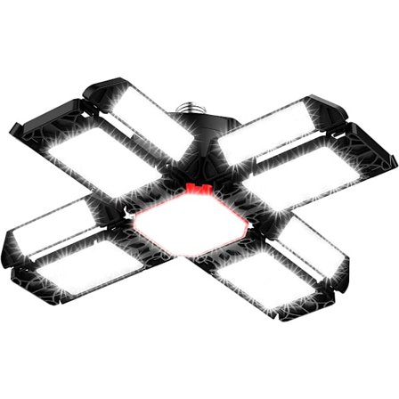 P10 Vikbar LED Garage-lampa, E27, 200W, 20000lm