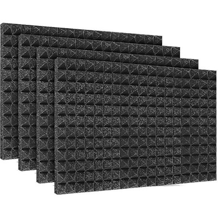 24 kpl 30x30x2,5 cm Äänieristysvilla Äänieristysvaahto Äänieristysvaahto