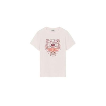 Kenzo, T-Shirts Beige, Dames, Maat:M