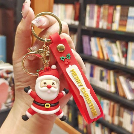 3 st Jul nyckelring Silikon nyckelring STIL B- TYP 10 stil B- typ 10