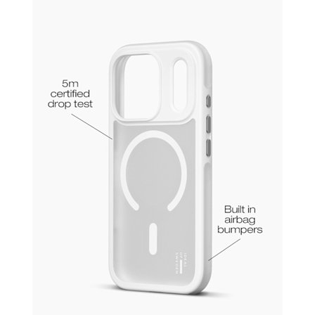 Ideal Bumper Case MagSafe iPhone 17 Pro Cloudy White