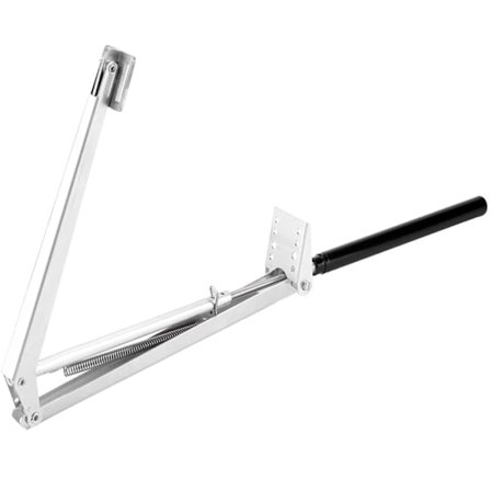 Automatisk vindusåpner enkel fjær for sommerhus drivhus og takventil, galvanisert aluminiumsplate vindusåpner (Sølv)