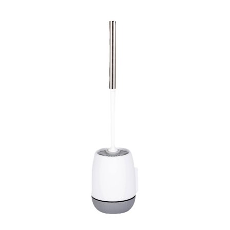 Toiletbørste, Silikone Toiletbørste, EWEIMA Hurtigtørrende, Antibakteriel Silikone Toiletbørste