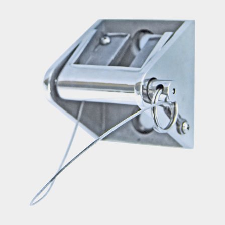 Kettenhalter, Edelstahl, passend für Kette Ø8 - 10 mm - Boot