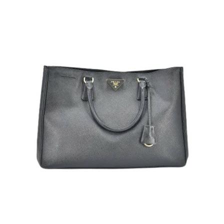 Prada Vintage Pre-owned Læder hndtasker Grå, Dame Vintage Tasker, Størrelse: ONE Size