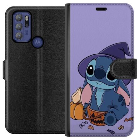 Motorola Moto G60S Lompakkokotelo Stitch noita