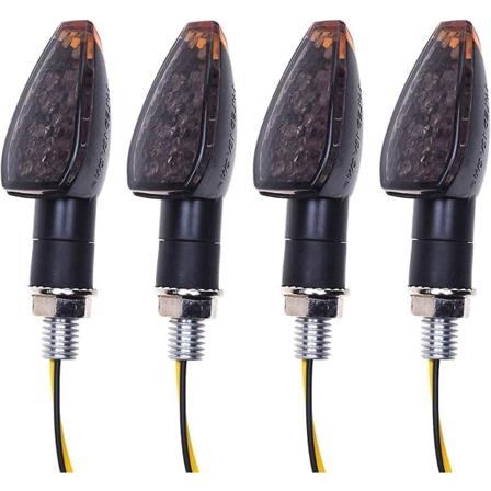 4kpl Moottoripyörän Vilkut 14led Vilkut 12v Vedenkestävä Vilkut Vilkut Universaali Moottoripyörälle Skootterille Quad Cruiser Off Road