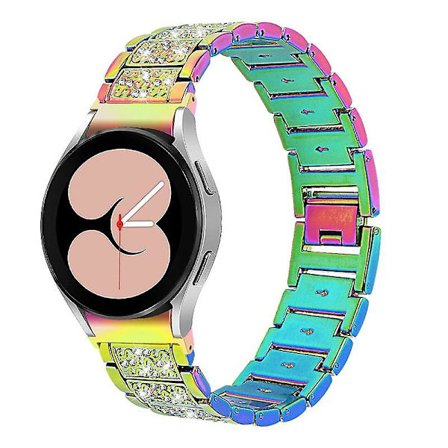 Rostfritt stål ersättningsarmband för Samsung Galaxy Watch4 Active 40/44mm /Classic 42/46mm