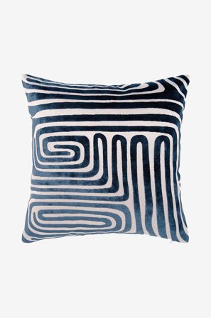 Svanefors - Tyynynpäällinen Molly 45x45 cm - Sininen - Koristetyynyt & tyynynpäälliset - 45X45 - - Homeroom