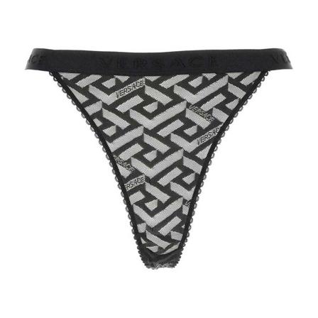 Versace, Bottoms Zwart, Dames, Maat:L
