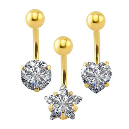Navelpiercing - Diamant Diamant