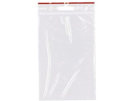 GRIPPIE Blixtlåspåse 100x150mm 1000/fp - Lyreco - Emballage och lagerutrustning - Bärkassar och Påsar - Blixtlåspåsar