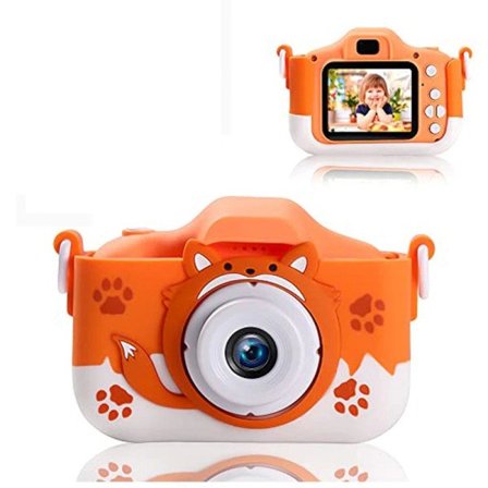 HD 1080P Børn Digital kamera 20MP Børn kamera med USB oplader indbygget spil kamera