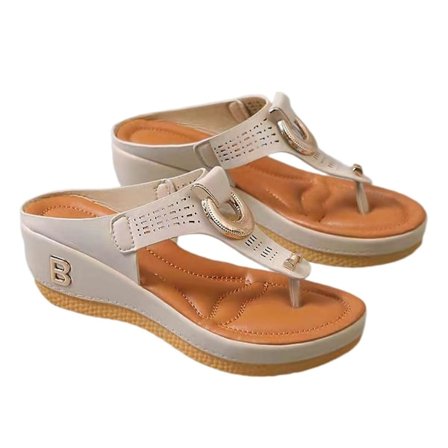 Dam Sandaler med Tågrepp Kilklack Mångsidiga och Snygga för Shopping