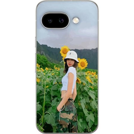 Yhteensopiva Puhelinkuori Google Pixel 9a Lisa Blackpink Auringonkukat K-pop Idol