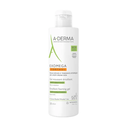 A-Derma Exomega Control Gel Detergente Emolliente 500ml