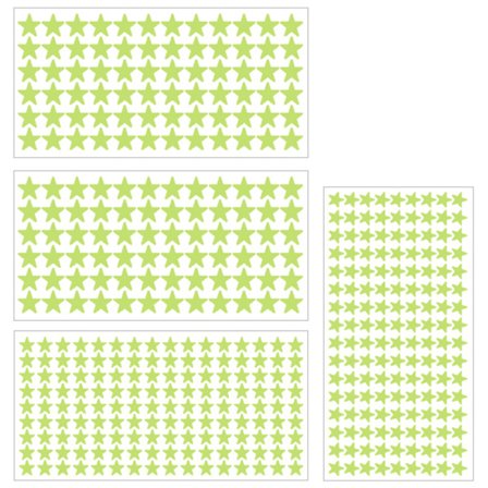 Loftstjerner, der lyser i mørke med måne, selvlysende stjerner 3D-design, lysende vægdekorationer til børneværelse, genopladelige selvlysende 