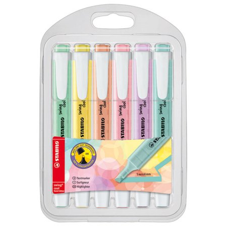 Stabilo Swing Cool Pastel 6 pcs