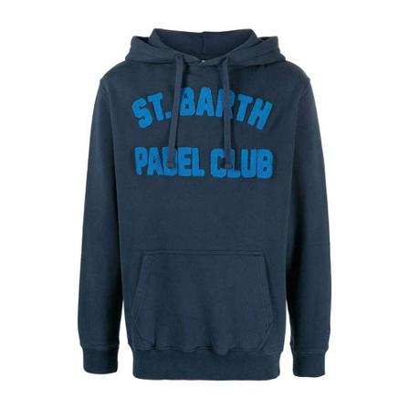MC2 Saint Barth Hoodies , Blauw , Heren , Maat: M