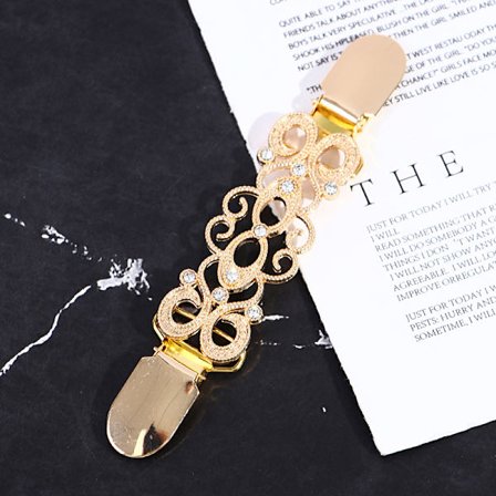 Genser Cardigan Clip Duck-mouth Clip Genser Pin Brosje Krage