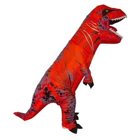 Barnekostyme Tyrannosaurus Rex i tykt materiale, egnet for høyde (120 - 145) cm, Jurassic World Universal Oppblåsbar Kostyme