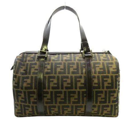 Fendi Vintage Pre-owned Cotton HandTas , Zwart , Dames , Maat: ONE Size Vintage Tassen