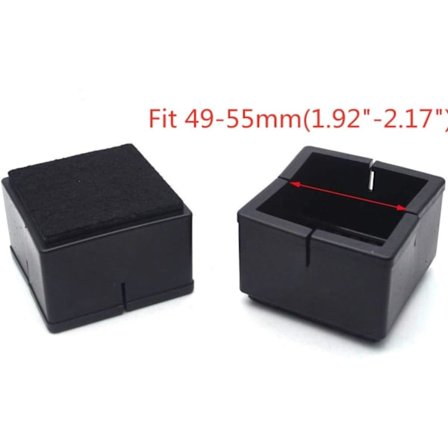 *12 stk Silikon Stolbenbeskyttere Gulvbeskytter Rund*