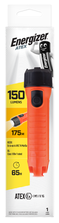 Energizer Atex Lommelygte 150 lm, Belysning